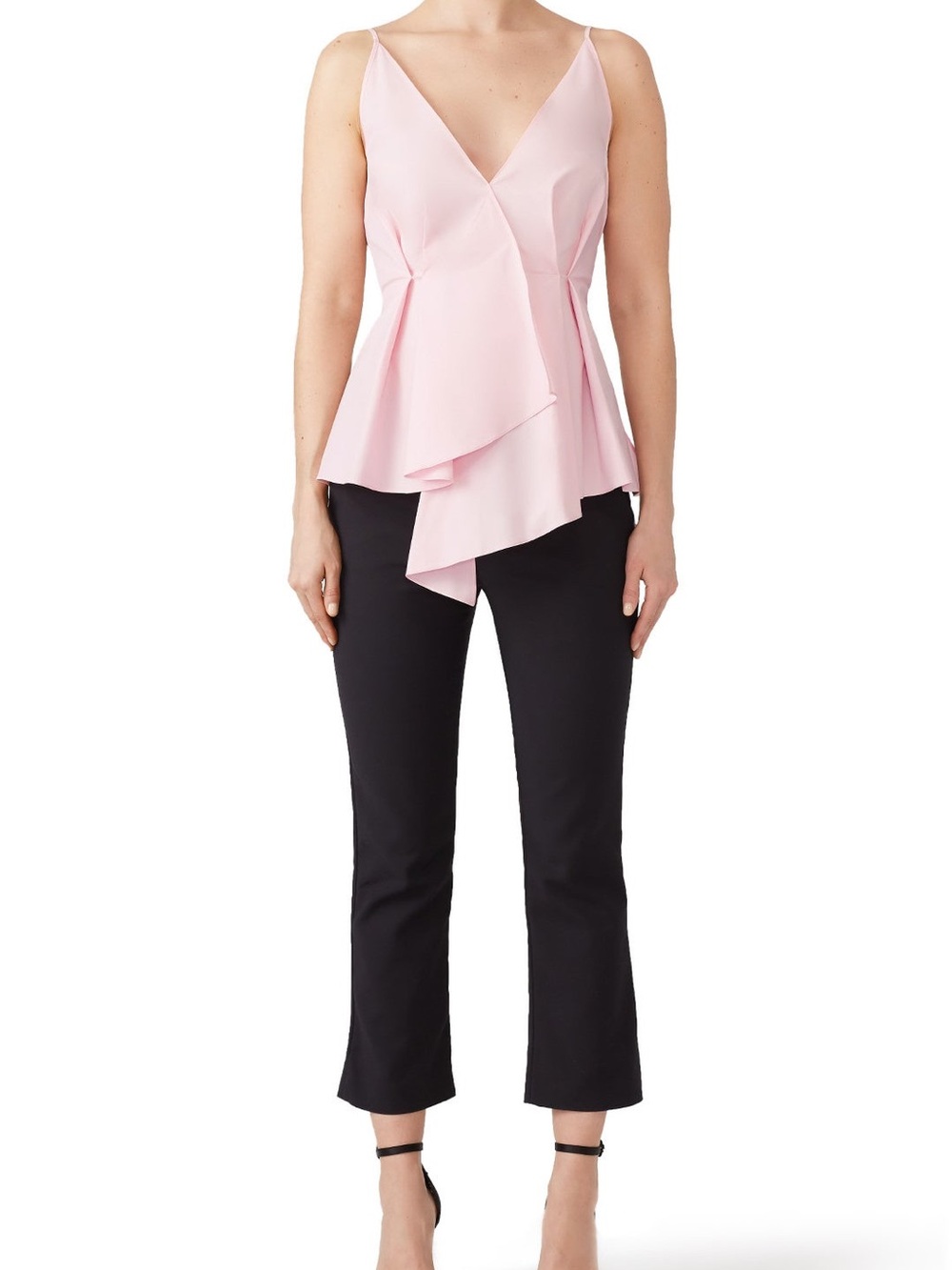 Jil Sander Navy Rosa Asymmetrical Top - Picture 7 of 10